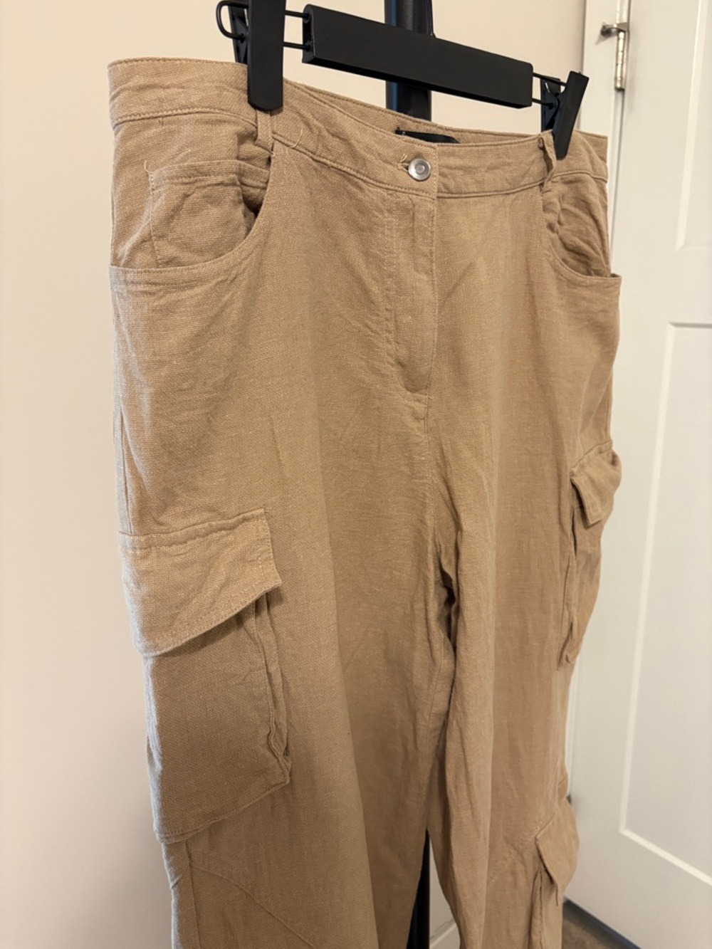 Mango Cotton Cargo Pants View 5